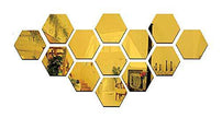 Hexagon Acrylic Mirror Wall Stickers - TheWellBeing4All