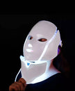 Air Bag-7 Colors Light LED Facial Mask With Neck Skin Rejuvenation Face Care Treatment Beauty Anti Acne Therapy Whitening - TheWellBeing4All