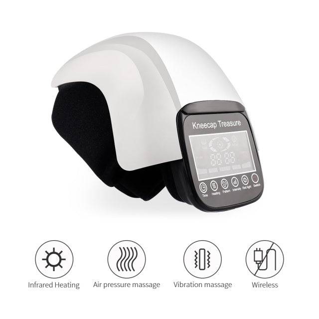 Smart Hot Compress Knee Relaxing Massager Kneecap Treasure Laser Infrared Elbow Shoulder Massager Relive Joint Pain Stiffness - TheWellBeing4All