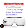 Smart Eye Massager Airbag Air Pressure Bag Eye Mask Care Vibrator Hot Compress Bluetooth Heating Fatigue Relief Foldable Massage - TheWellBeing4All