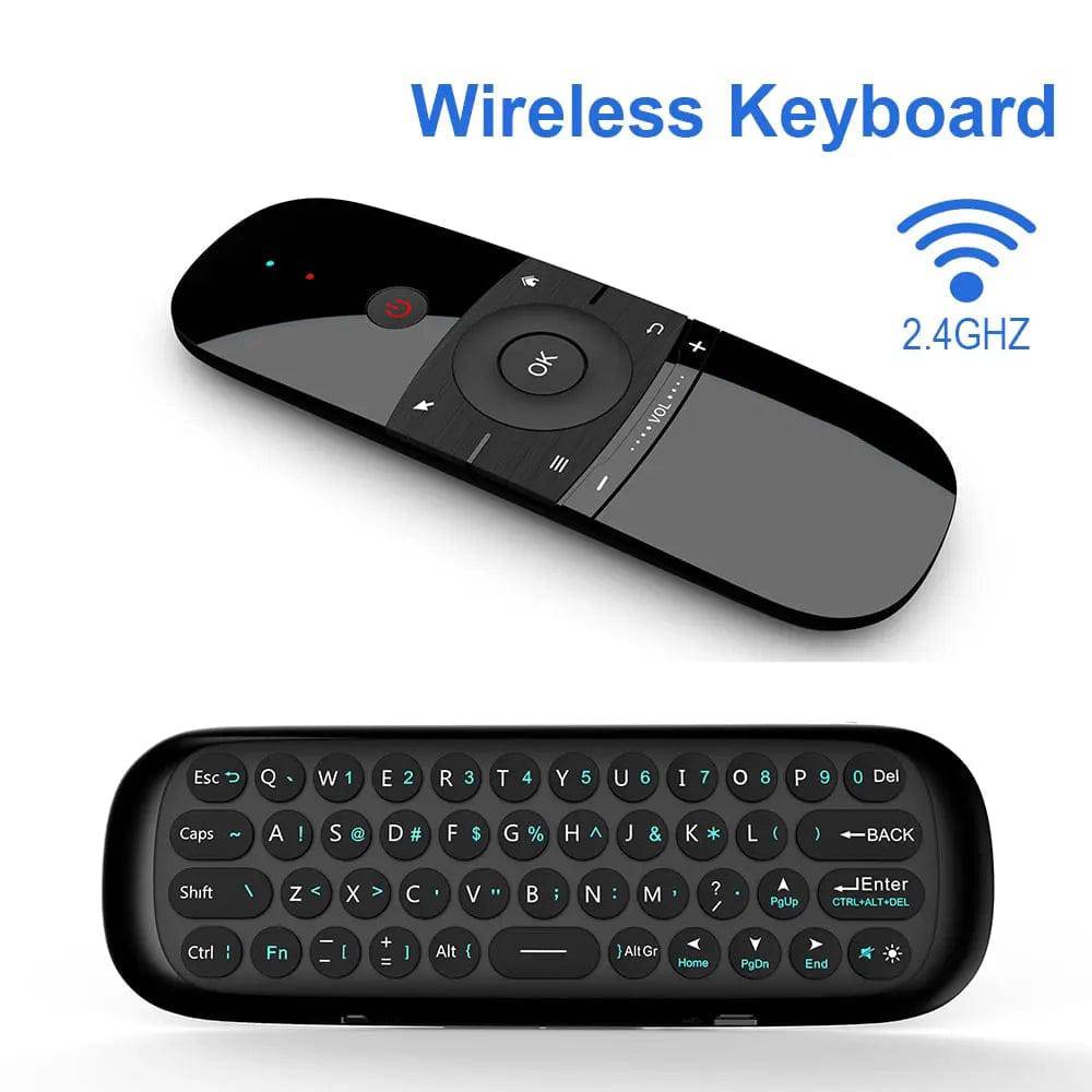 Mini Air Mouse W1 C120 Fly Air Mouse Wireless Keyboard airmouse For 9.0 8.1 Android TV Box/PC/TV Smart TV Portable Mini 2.4G - TheWellBeing4All