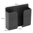 Multifunction Punch Free Wall punch-mounted Storage Box Organizer TV Remote Control Mounted Mobile Phone Plug Charging Holder - TheWellBeing4All