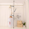 Overhead Coat Rack Floor-To-Ceiling Bedroom Simple Clothes Hanger Telescopic Clothes Rack - TheWellBeing4All