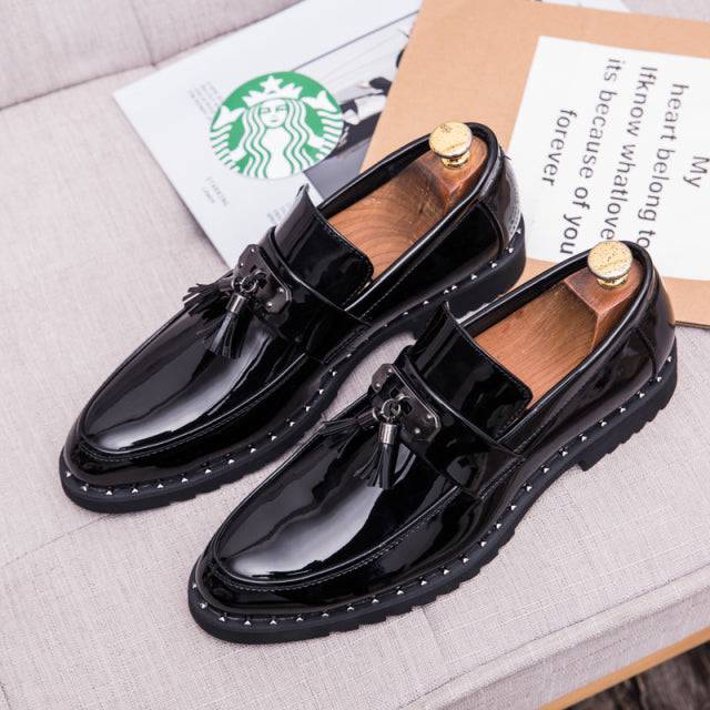 Loafers Shoes breathable Vintage Tassel Men Slip On Outdoor Shoes Mocassins - TheWellBeing4All