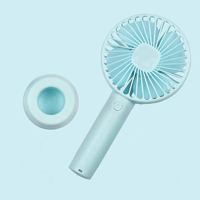 Handheld Personal Mini Fan USB Rechargeable Portable Fan Cooler - TheWellBeing4All