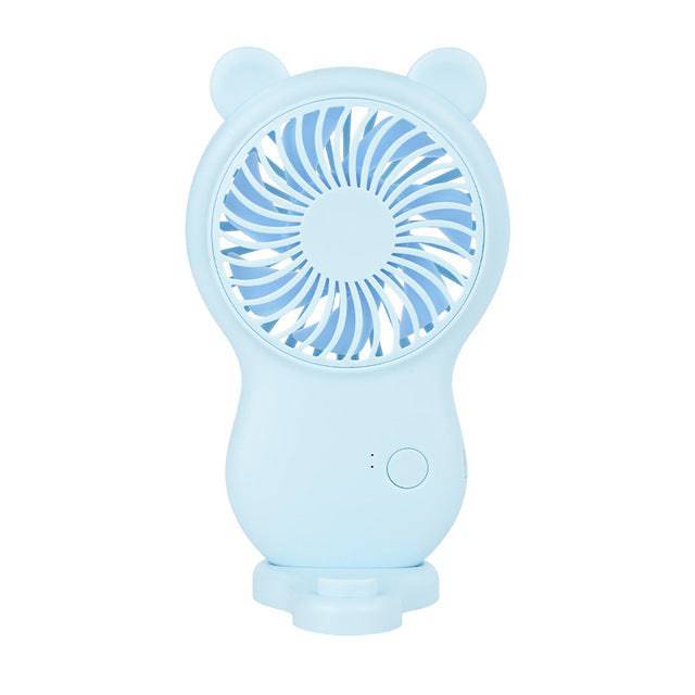 Handheld Personal Mini Fan USB Rechargeable Portable Fan Cooler - TheWellBeing4All