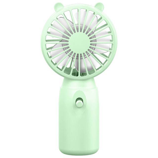 Handheld Personal Mini Fan USB Rechargeable Portable Fan Cooler - TheWellBeing4All