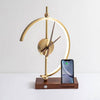 Wireless Charge Lamp with Clock LED Table Lamp Home Decoration Desk Lamp - TheWellBeing4All