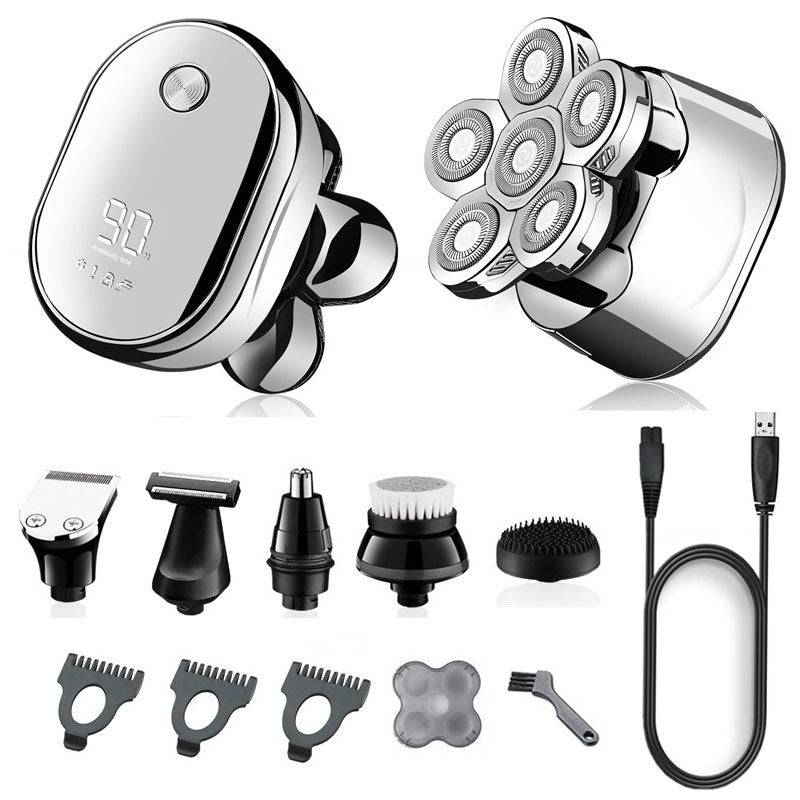 Multi grooming kit digital display electric shaver hair trimmer beard electric razor wet dry men facial&body shaving machine - TheWellBeing4All