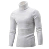 Turtle Neck Long Sleeve Twist Knitted Slim Sweater Men, Knitted Sweaters Pullover Men Knitwear - TheWellBeing4All