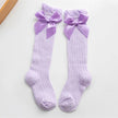 Children's Royal Style Bow Knee High Fishnet Socks - Elegant and Comfortable Socks for Baby Girls - TheWellBeing4All