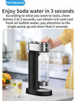 Soda Maker Soda Fountain Machine Sparkling Water Maker - TheWellBeing4All