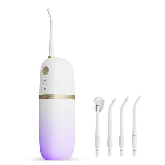 Portable Travel Bag Oral Irrigator Dental Electric Pulse Water Floss USB Rechargeable Teeth Cleaning Tools - TheWellBeing4All