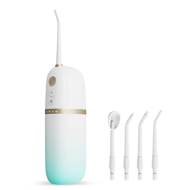 Portable Travel Bag Oral Irrigator Dental Electric Pulse Water Floss USB Rechargeable Teeth Cleaning Tools - TheWellBeing4All