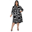 Buttons Casual Long Sleeve Loose Office Lady Fashion New Shirt Midi Dresses - TheWellBeing4All