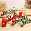 Wooden/Plastic Train Merry Christmas Ornament Christmas Decorations - TheWellBeing4All