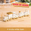 Wooden/Plastic Train Merry Christmas Ornament Christmas Decorations - TheWellBeing4All