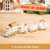 Wooden/Plastic Train Merry Christmas Ornament Christmas Decorations - TheWellBeing4All