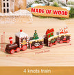 Wooden/Plastic Train Merry Christmas Ornament Christmas Decorations - TheWellBeing4All