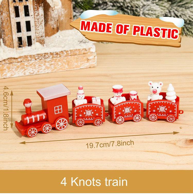 Wooden/Plastic Train Merry Christmas Ornament Christmas Decorations