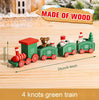 Wooden/Plastic Train Merry Christmas Ornament Christmas Decorations - TheWellBeing4All