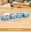 Wooden/Plastic Train Merry Christmas Ornament Christmas Decorations - TheWellBeing4All