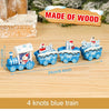 Wooden/Plastic Train Merry Christmas Ornament Christmas Decorations - TheWellBeing4All