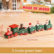 Wooden/Plastic Train Merry Christmas Ornament Christmas Decorations - TheWellBeing4All