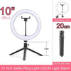 LED Selfie Ring Light with Stand without Tripod - TheWellBeing4All