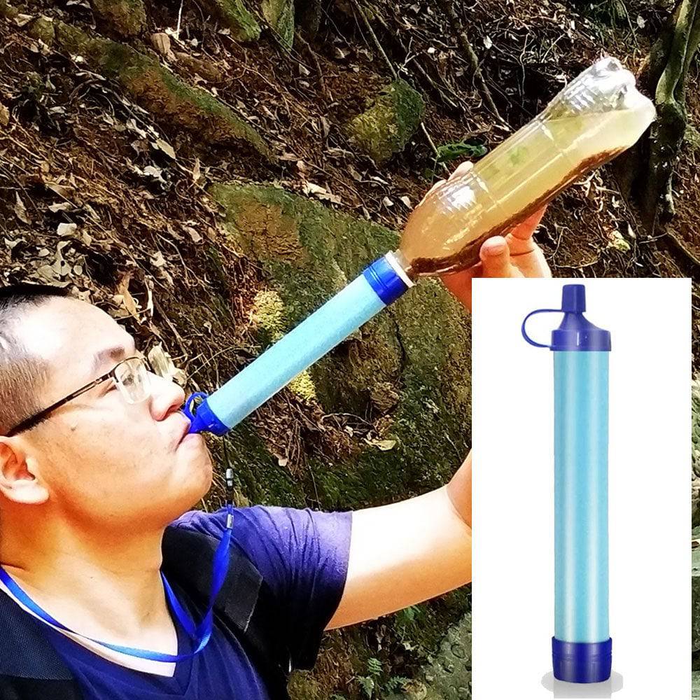 Emergency Life Survival Portable Ultrafiltration Water Filter Purifier Wild drink for camping - TheWellBeing4All