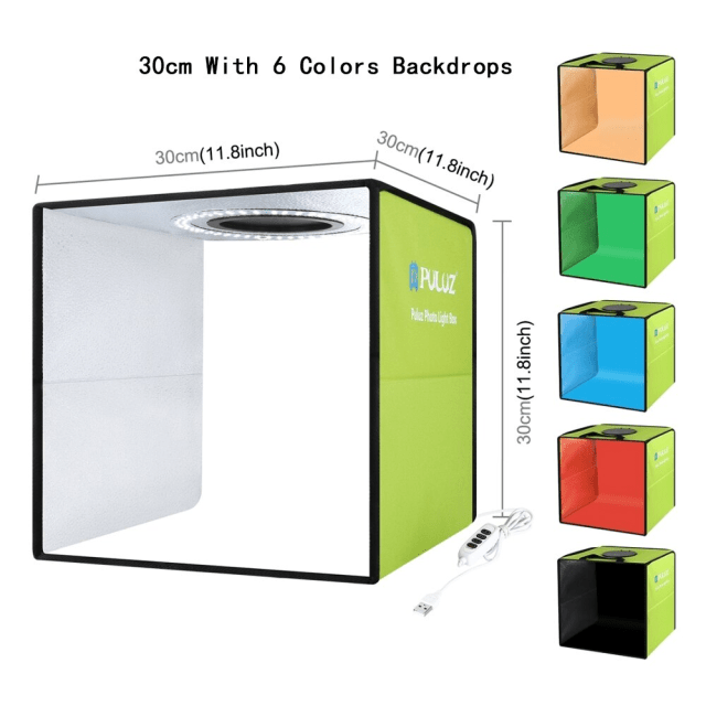 Mini Photo Studio Lightbox 3 Model LED Light Photography - TheWellBeing4All