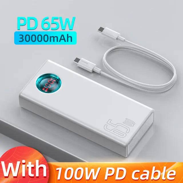 Power Bank - High-Speed Portable Charger with Type-C PD and QC 3.0 - TheWellBeing4All