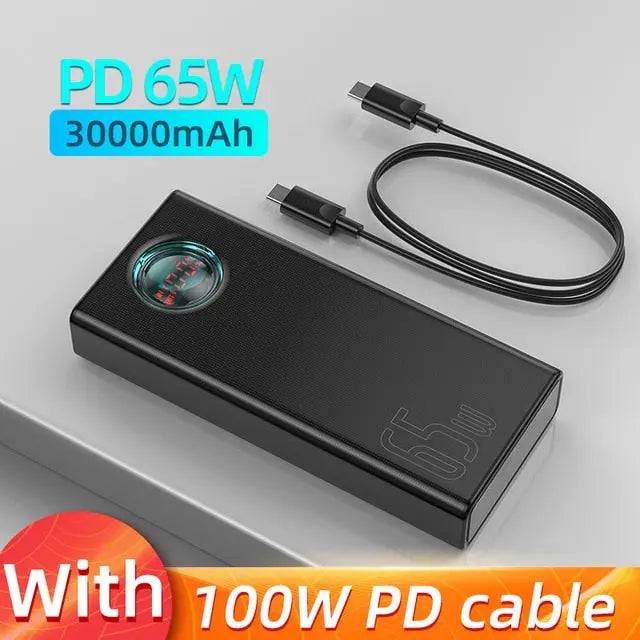 Power Bank - High-Speed Portable Charger with Type-C PD and QC 3.0 - TheWellBeing4All