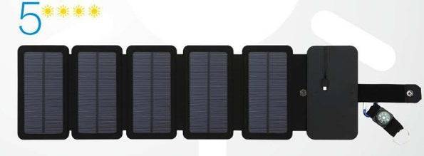 SunPower Folding 10W Solar Cells Charger 5V 2.1A USB Output Devices Portable Solar Panels - TheWellBeing4All