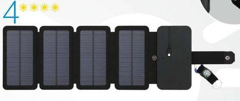 SunPower Folding 10W Solar Cells Charger 5V 2.1A USB Output Devices Portable Solar Panels - TheWellBeing4All