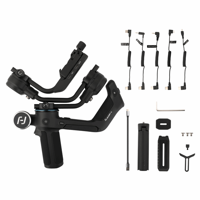 3-Axis Handheld Gimbal Stabilizer Handle Grip with Pole Tripod - TheWellBeing4All