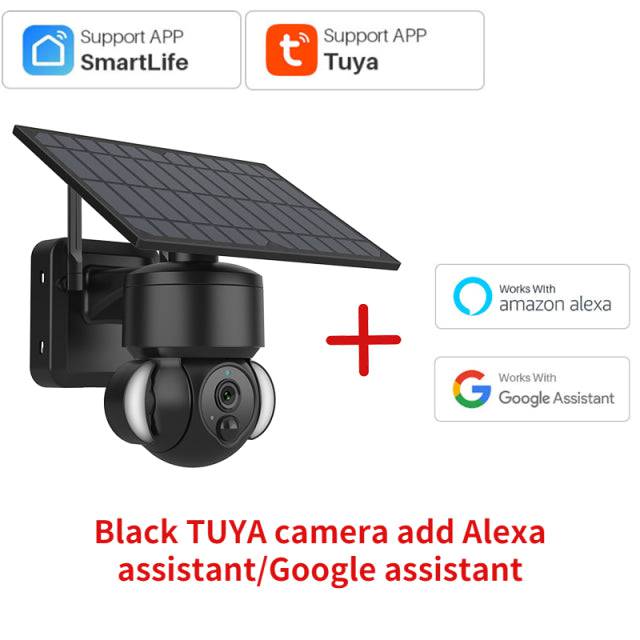 Camera Surveillance with Solar Panel, Motion Detection Supports Alexa & Google Home - TheWellBeing4All