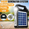 Portable 6V Rechargeable Solar Panel Power Storage Generator System USB Charger With Lamp Lighting - TheWellBeing4All