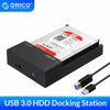 Lay-Flat HDD Docking Station SATA to USB 3.0 External Hard Drive Docking Station for 2.5/3.5inch HDD SSD Support UASP 18TB - TheWellBeing4All