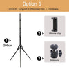 Camera Live Photography Cell Phone Selfie Tripod For Tiktok Vlog Youtube Ring Light For Gopro Holder - TheWellBeing4All