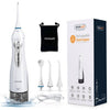 Waterproof Teeth Cleaner Rechargeable. Water Flosser Portable Dental Water Jet 300ML Water Tank - TheWellBeing4All