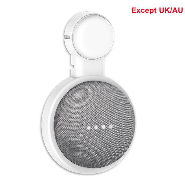 Wall Mount Holder For Google Home Mini Nest Mini Smart Voice Assistant Plug - TheWellBeing4All