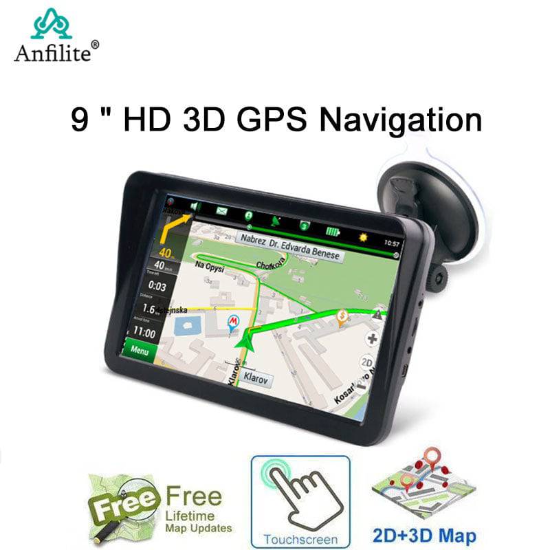 9 Inch HD truck & Vehicle Bluetooth WIFI GPS  256MB+8GB AVIN Support Rearview Camera Navitel Free Maps - TheWellBeing4All