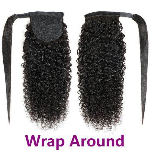 Soft Feel Hair Kinky Curly Ponytail Human Hair - TheWellBeing4All