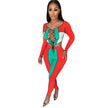 Long Sleeve Lace Up Hollow Out Crop Top and Pants Matching Set Tracksuits - TheWellBeing4All