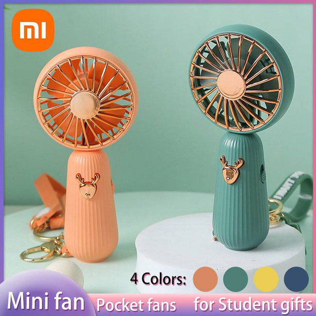 Mini Fan Lazy Cooling Fans USB Student Portable Hand Fan Outdoor Travel Air Cooler Dormitory - TheWellBeing4All