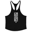 Bodybuilding loose Y back 1cm thin shoulder strap Fitness Stringer tank top for gym mens - TheWellBeing4All