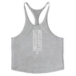 Bodybuilding loose Y back 1cm thin shoulder strap Fitness Stringer tank top for gym mens - TheWellBeing4All