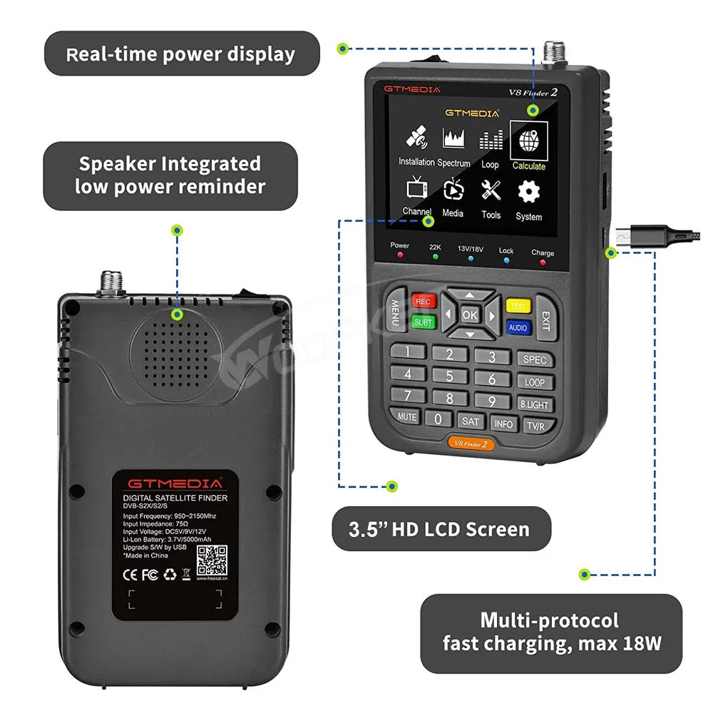 Woopker V8 Finder2 Satellite Finder