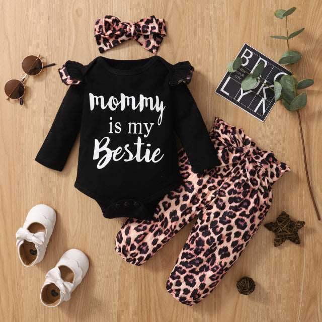 3 Months Baby Girl Clothes Toddler Girl Outfits 6M - The Well Being The Well Being black / 3M Ludovick-TMB 3 Months Baby Girl Clothes Toddler Girl Outfits 6M